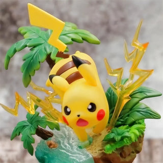 Figurine Pokemon Pikachu Attaque Éclair