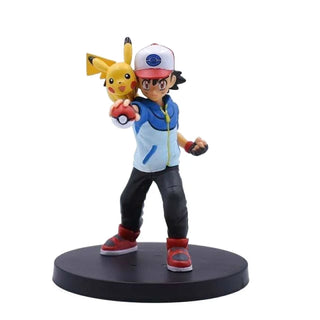 Figurine Pokémon Sacha et Pikachu