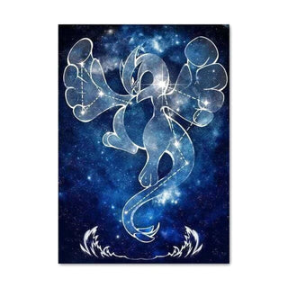 Affiche Pokemon Fan Art Lugia Constellation 21cmX30cm