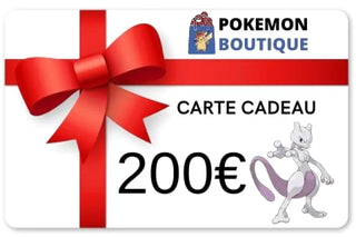 Carte Cadeau Pokemon Boutique 200,00