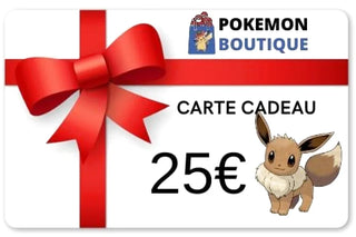 Carte Cadeau Pokemon Boutique 25,00 €