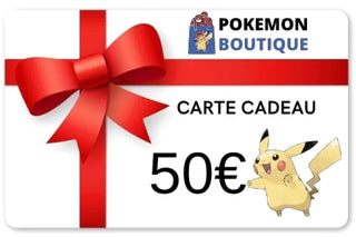 Carte Cadeau Pokemon Boutique 50,00 €