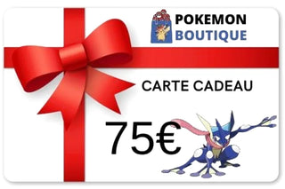 Carte Cadeau Pokemon Boutique 75,00 €