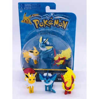 Figurine Pokémon Aquali Pyroli et Voltali