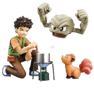 Figurine Pokémon Pierre Racaillou et Goupix