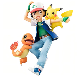 Figurine Sacha Pikachu et Salamèche Pokémon