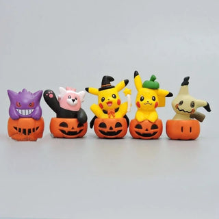 Lot de 5 Figurine Pokémon Spécial Halloween