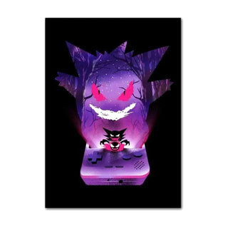 Poster Pokemon Ectoplasma Surgit de la Game Boy 60cmx85cm