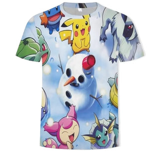 T-Shirt Pokémon Bonhomme de Neige 6XL
