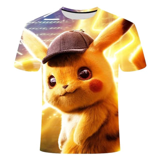 T-Shirt Pokémon Détéctive Pikachu Kawaii 6XL