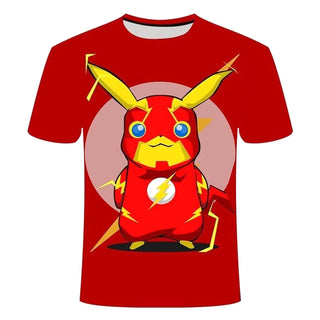 T-Shirt Pikachu Cosplay Flash
