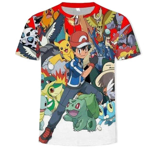 T-Shirt Sacha et les Pokémon 4XL